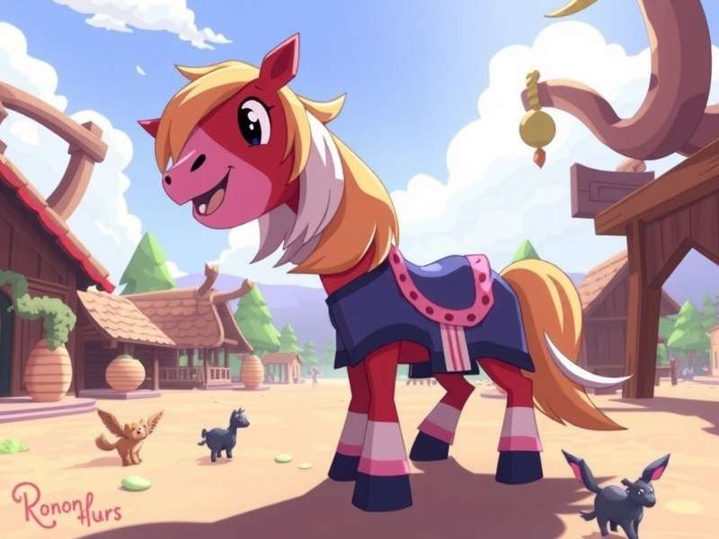 Side-by-side comparison of a flat Pony Town character and a professionally shaded one, showing dramatic depth