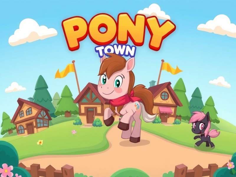 Pony Town Game character customization screen showing various options