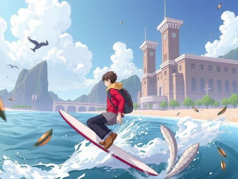 A serene landscape in Pony Town with ponies relaxing under a tree