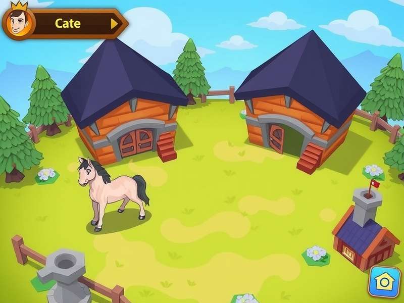 A vibrant scene from Pony Town showing multiple customised ponies interacting in a pixel-art world