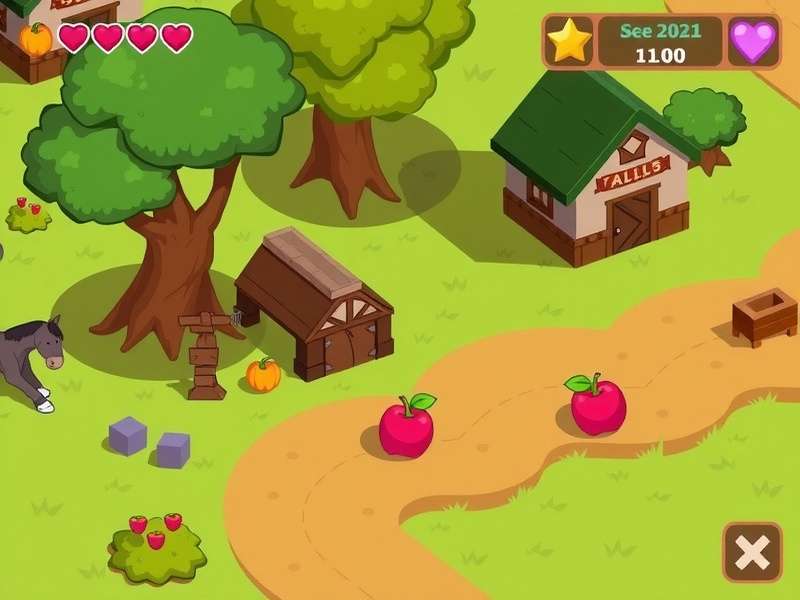 A playful scene in Pony Town with ponies interacting near items