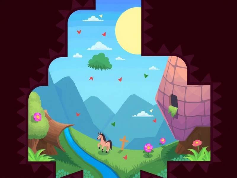 A vibrant collage of different customised pony avatars from Pony Town