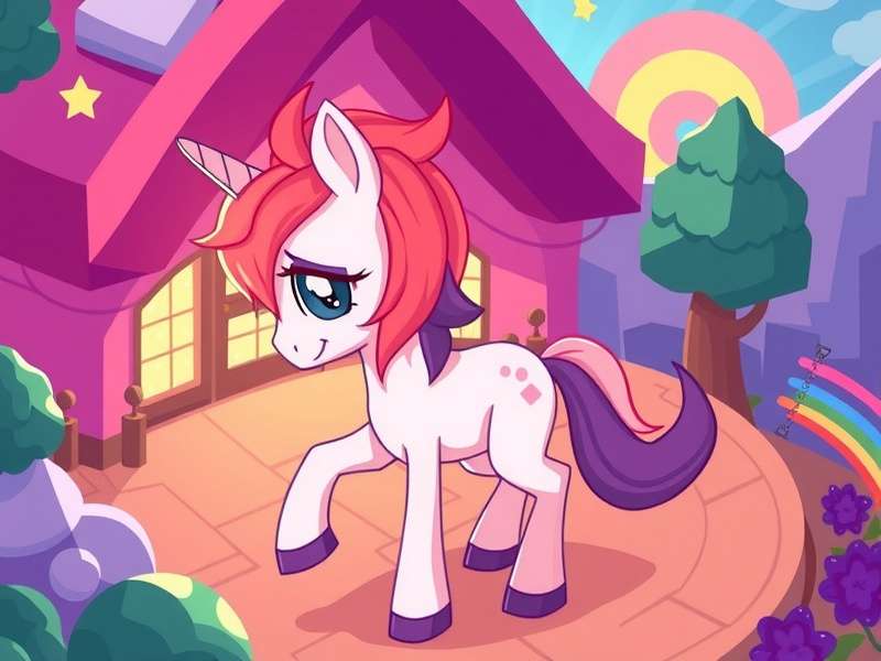 Pony Town gameplay shown on laptop, tablet, and desktop screens