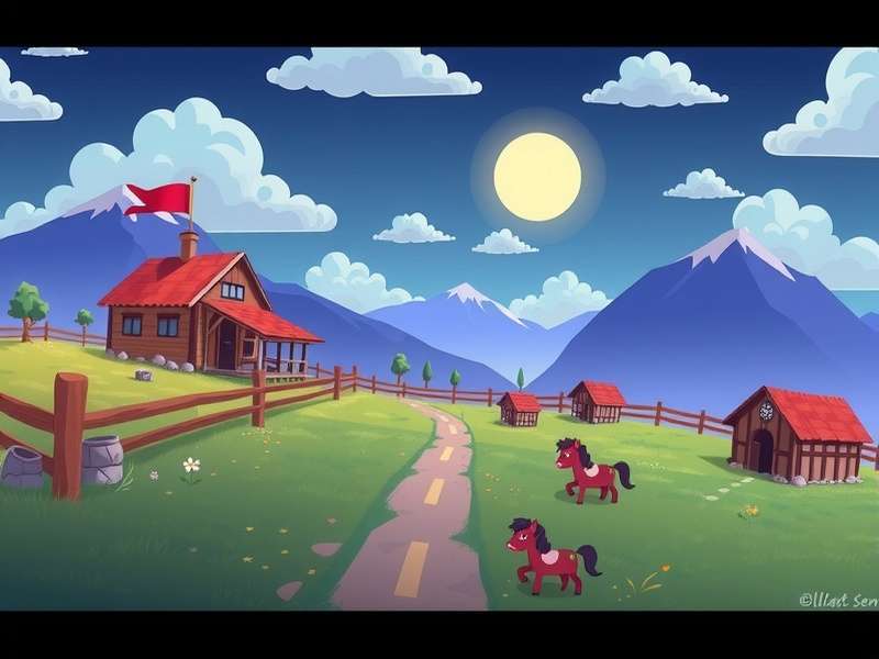 A vibrant scene from a busy Pony Town server showing multiple colourful pony avatars interacting