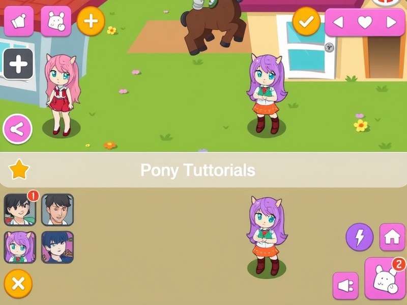Pony Town colour wheel showing complementary colour combinations for pony outfits