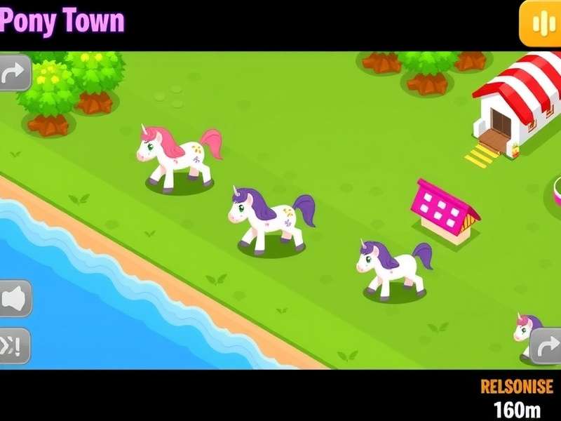 Comparison between standard Pony Town and Mod Apk showcasing unlocked premium skins and items