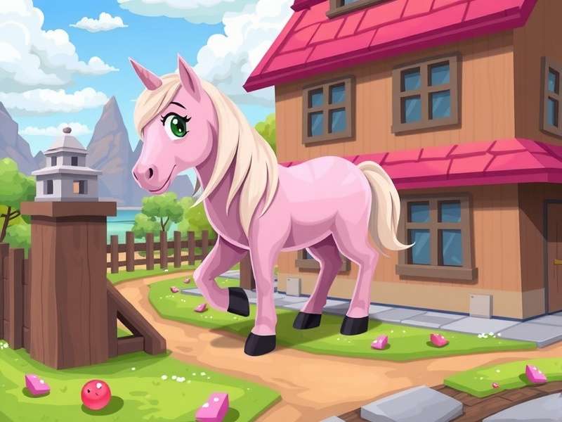 Advanced Pony Town skin design example showing detailed shading and colors
