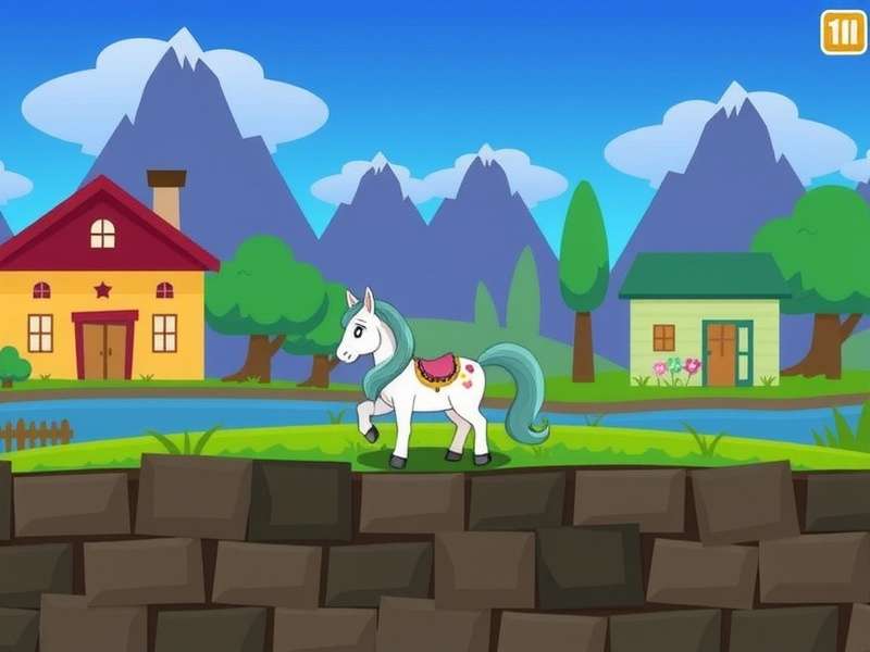 Hatsune Miku pony character in Pony Town