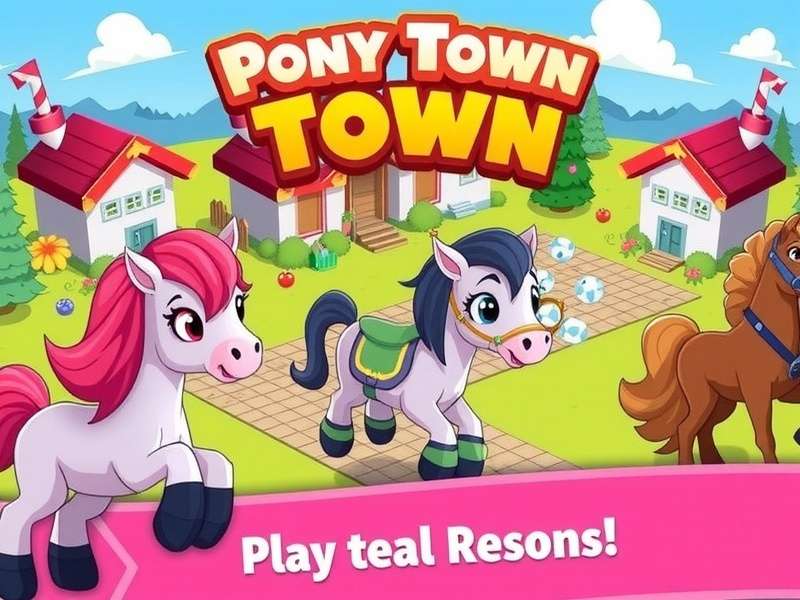 Pony Town APK download screen on PC