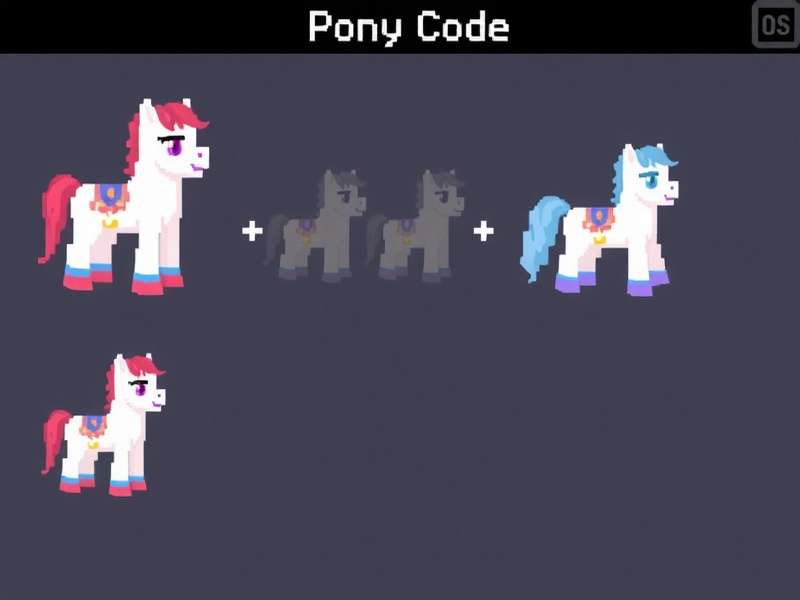 Complete Pony Town skin colour palette with hex codes displayed