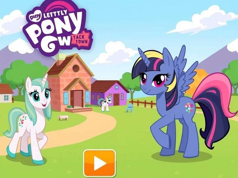 Pony Town character customisation screen on a computer desktop