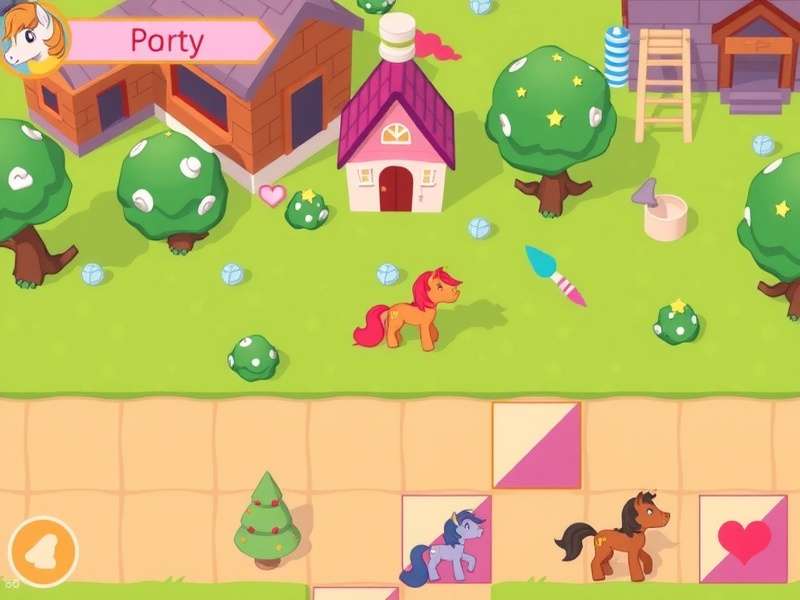 A vibrant collection of expertly designed Pony Town avatars showing diverse styles and themes