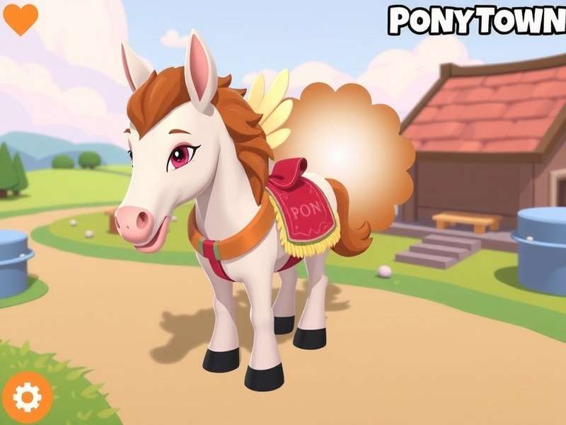 A vibrant collage of custom Pony Town skins showcasing diverse colour palettes, manes, and cutie marks.