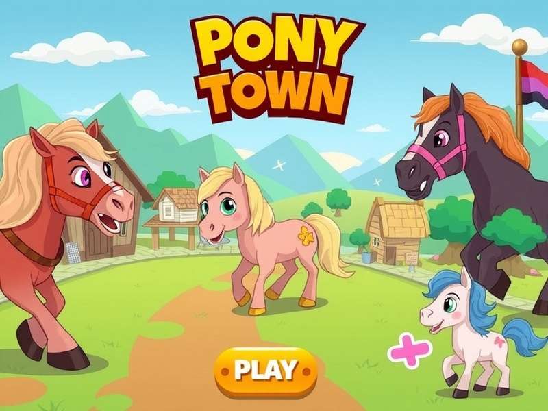 Pony Town character creation screen showing customisation options