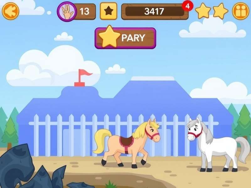 Pony Town for beginners banner showing colourful pony silhouettes and welcome message