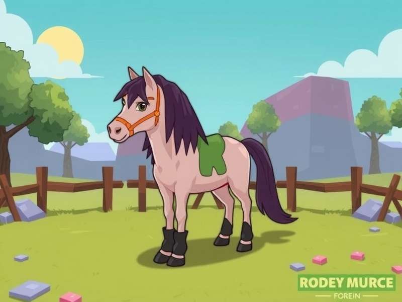 Pony Town Skin Forsaken collection showcase featuring rare and exclusive pony skins with dark and mystical themes