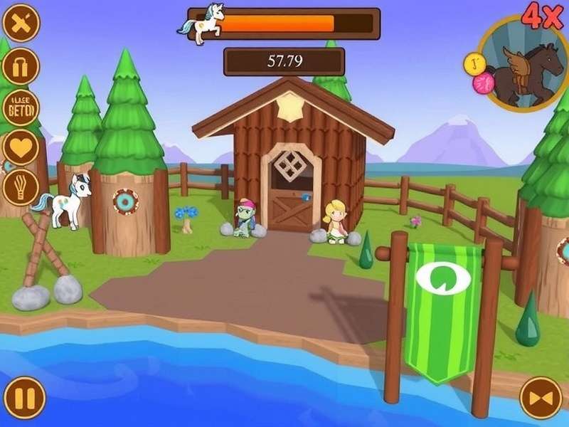 Pony Town custom server community featuring UK players and their ponies