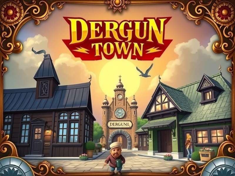 Dergun Town — A vibrant pony community hub in the Pony Town Game universe